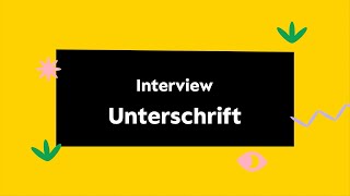 Interview  Unterschrift  Festineuch 2023 [upl. by Thedrick]