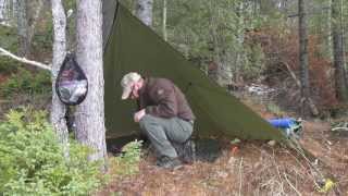 WILDERNESS CAMPING WITH A TARP [upl. by Winifred]