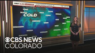 First Alert Weather Day Cold and windy across Colorado with windchills in the teens and 20s for De [upl. by Navonoj]