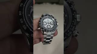 40mm RELAX Super Chrono Daytona Style Watch Seiko VK63 Quartz Movement relax watch [upl. by Oilut]