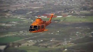 Bell 525 Relentless Flight Test Vehicle 1 Flying Shots [upl. by Aihsila]