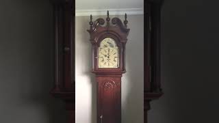 Noisy Sligh Grandfather Clock Westminster Chime [upl. by Enneiviv]