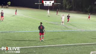 Southport High School Vs Noblesville High School  Boys Soccer  Second Half [upl. by Ydollem]