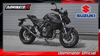 Suzuki GSX8S  Dominator Exhaust Sound  DYNO Test [upl. by Anaid]