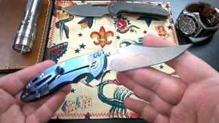 Hinderer XM18 35quot Bowie quotBattle Bluequot  erste Eindrücke [upl. by Choong541]