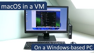 Run macOS Sonoma in a VM on a Windows PC [upl. by Suirauqram]