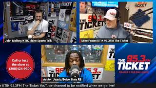 Prater amp The Ballgame April 17 2024 IN STUDIO Ashton JeantyBoise State RB [upl. by Anerahs]