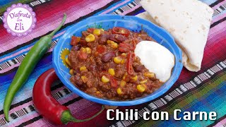 Chili con Carne  Una Receta Deliciosa de la cocina TexMex [upl. by Aguste479]