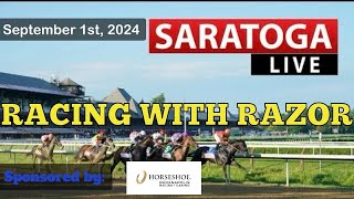 LIVE Horse Racing Handicapping  Saratoga  Kentucky Downs  Del Mar  Sun Sept 1st [upl. by Salene125]