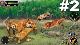 Tiger Simulator 3D Gameplay PART  2 tigersimulator3d tiger [upl. by Rosalynd]