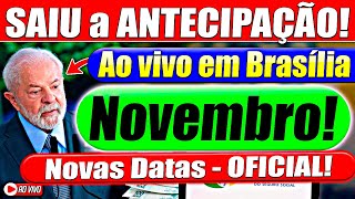 INSS Antecipa NOVEMBRO Confira o Calendário e Solicite HOJE [upl. by Esihcoc]