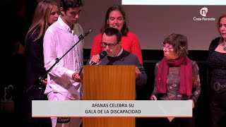 Noticias AFANAS entrega sus insignias en la Gala de la Discapacidad [upl. by Bryn858]