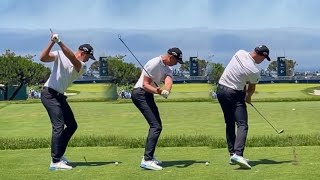 Henrik Stenson Golf Swing  IRON SEQUENCE  Full Speed  SLOW MOTION [upl. by Gerianna]