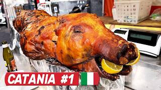 CRAZY ITALIAN STREET FOOD In Sicily Italy  CATANIA Food Markets Restaurants amp Bakeries [upl. by Delgado899]