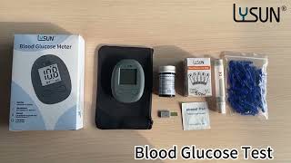 BGM103B Blood Glucose Meter Operating Instructions（with Bluetooth） [upl. by Loss]