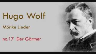 Hugo Wolf Mörike Lieder Der Gärtner [upl. by Doll]