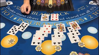 Blackjack  550000 Buy In  IS SPLITTING VS DEALER 10 EVER A GOOD IDEA [upl. by Fielding337]