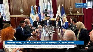 BUENOS AIRES LA DELEGAZIONE LUCANA PRESSO LA LEGISLATURA [upl. by Eveam]