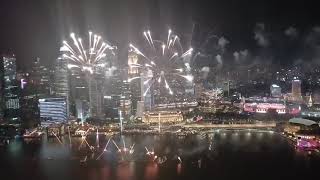 NDP REHEARSAL FIREWORKS TheMarinaBaySands [upl. by Ailices]