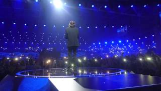 Salvador Sobral Portugal on Eurovision 2017 dress rehearsal [upl. by Rexford]