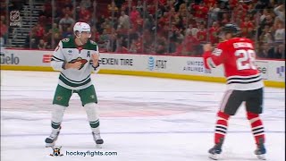 Marcus Foligno vs Andreas Englund Apr 10 2023 [upl. by Nwahsd]