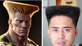 Sonic Boom Haircut  Guile Haircut Street Fighter [upl. by Cibis]