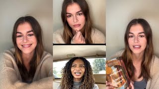 Kaia Gerber live talking about quotThe Overstoryquot [upl. by Socha]