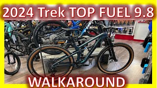 2024 Trek Top Fuel 98 walkaround  Matte Emerald Iris Color  Music ucimtbworldseries gcn [upl. by Estey]