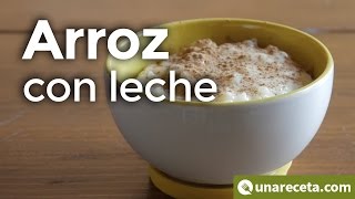 Arroz con leche ¡Receta casera y fácil [upl. by Idnem]