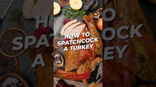 How to spatchcock a turkey 🦃 thanksgiving dinner tips [upl. by Tnecnev]