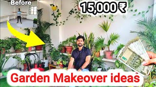 How I spent 15000 ₹ on my Garden Makeover Garden Makeover ideas [upl. by Nathanoj]