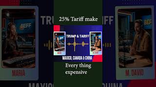 25 Tariff make everything expensive globalfinance globalfinancialcrisis trumptariffs inflation [upl. by Ayram]