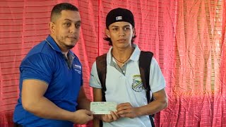 Comienza la distribución de bonos complementarios para bachilleres en Boaco [upl. by Dadirac]