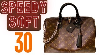 LOUIS VUITTON SPEEDY SOFT 30 DARK [upl. by Chaddy322]