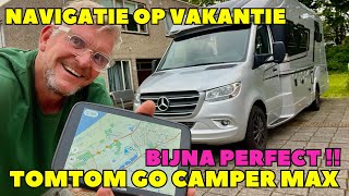 NAVIGEREN MET DE CARAVAN OF CAMPER MET DE TOMTOM CAMPER GO MAX  DWVLOGT 281 [upl. by Enogitna]