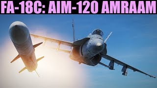 FA18C Hornet Aim120 AMRAAM VISUALSTTTWS Tutorial  DCS WORLD [upl. by Ronel344]