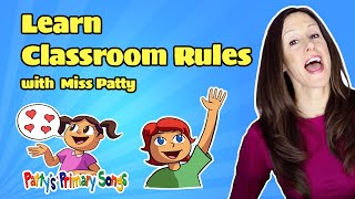 Learn Classroom Rules Song for Children Official VideoFollowing the Rules by Patty Shukla Kindness [upl. by Able]