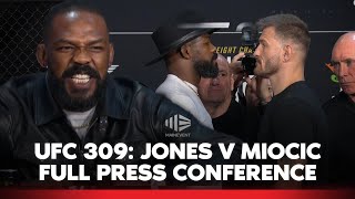 A direct attackthis is PERSONAL Jon Jones V Stipe Miocic Full Press Conference  Main Event [upl. by Aicetal]