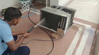 carrier window AC service cooling best performance ac [upl. by Eniamurt]