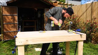 How To Build a Simple Cheap Work Bench [upl. by Esor]