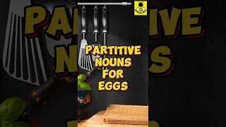 Partitive nouns for eggs  Collective and partitive nouns englishgrammar englishlearning nouns [upl. by Etteoj]