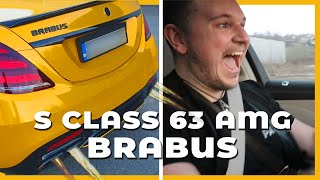 Mercedes S BRABUS AMG INSANE Driving Experience Road to One Life Rally 2020 Ep 2 [upl. by Glialentn540]