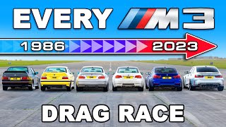 BMW M3 Generations DRAG RACE [upl. by Nuahsak108]