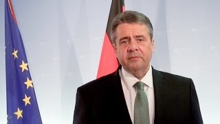 Germany Foreign Minister Welcomes COP23 to Bonn [upl. by Ellatsirhc]