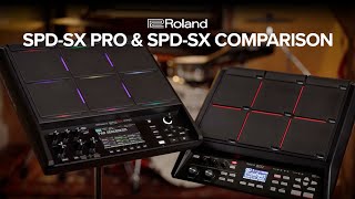 Roland SPDSX amp SPDSX PRO Sampling Pad Comparison [upl. by Maury]