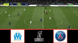 OLYMPIQUE MARSEILLE VS PARIS SAINTGERMAIN  LIGUE 1 20242025  FOOTBALL LIFE 2024 [upl. by Haakon43]