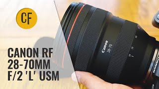 Canon RF 2870mm f2 L USM lens review with samples [upl. by Anerroc]