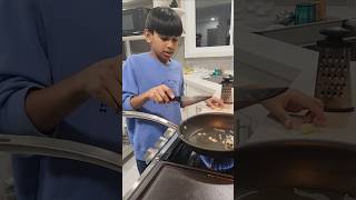 My son made egg fried rice for his friend vlogs [upl. by Elisa]