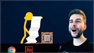 REACTING TO AMAZING ANIMATION Vs MINECRAFT  STICKMAN Vs COMMAND BLOCK Minecraft Animations [upl. by Eelatsyrc]