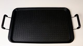 Vayepro 2 Burner Griddle Pan with Glass Lid [upl. by Dollie437]